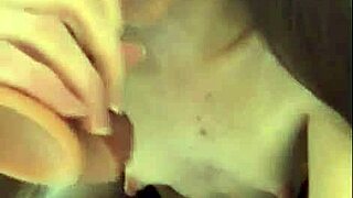 POV joi cute russian brunette 18+ with small tits spreads shaved pussy for your tongue then dirty talks blowjob dildo facesit.