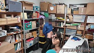 petite brunette teen in glasses caught for hd felony theft by old cop uniform hardcore pounding?