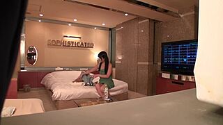 secret video catches young japanese idol stripping curvy body on bed first time 😍💦🔥