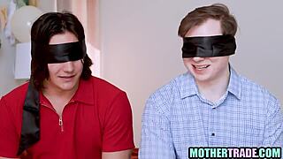 step moms jump into a wild foursome banging their virgin step sons for the very first time ever