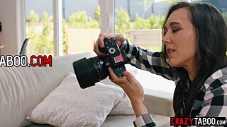 victoria voxxx's big ass milf body writhes under sinn sage's lesbian anal assault