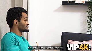 pregnant wife bangs stranger while hubby watches helplessly on sofa