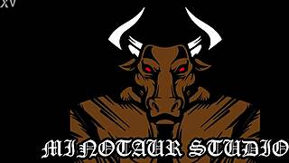 Young 18+ Bimbo Girl Destroys Robber's Ass with Anal Fisting