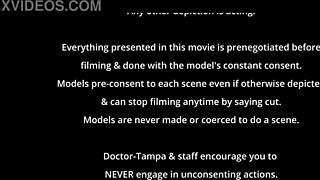 Doctor Tampa Gives Adrianna Fox Hitachi Vibrator Orgasm in Hospital