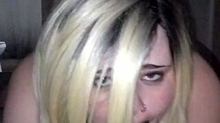 Watch snowbunnyqueen27 gag on that cage fighter's thick bbc deepthroat style