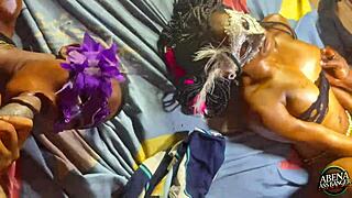 two slim teenz playin n touchin before bbc 4some!!