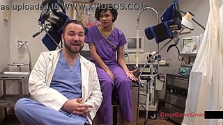 jackie banes spreads for latex gloves in yearly physical exam?