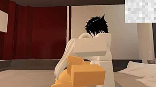 she ends up getting fucked hard by a random dude right in roblox part 02