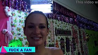 Siri Dahl Gangbanged in Fan Orgy with Deepthroat Blowjobs Cowgirl Rides and Rimjobs