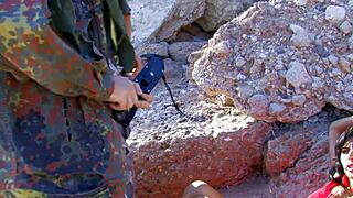 Lorena Sanchez teases her tight anus spreading it wide open