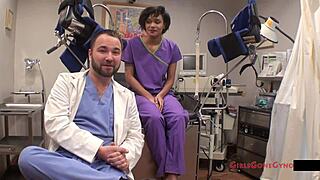 jackie banes spreads for latex gloves in yearly physical exam?