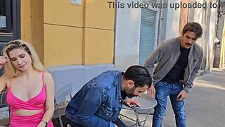 vanessa hillz, can you handle her gagging on double dp rough anal?