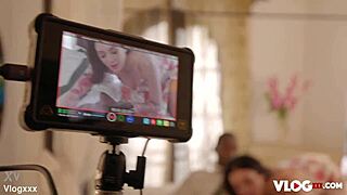 Charlotte Sins rides huge cock after pickup!