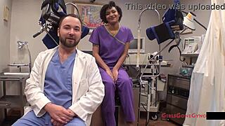 jackie banes spreads for latex gloves in yearly physical exam?