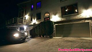 Crazed Chauffeur Picks Up Busty Teen for Hardcore Cowgirl Pounding and Ride