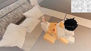she ends up getting fucked hard by a random dude right in roblox part 02
