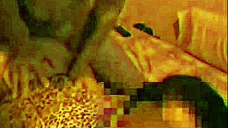 Latina wife bends over begging two cocks to stuff her mouth