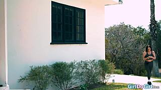 Tongue Probes Petite Small-Tits Wife's Cheating Ass