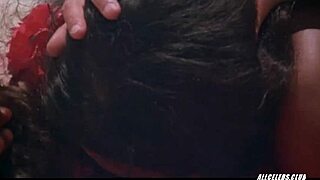 In 1981 Manuia slices pacific banana topless with big tits heaving retro style