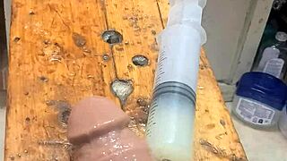 Ever Wondered How Much Lube My Ass Can Take Before Machine Fucks It To Gaping Orgasm?!