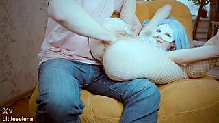 Slut spreads ass for hardcore fisting and gaping play