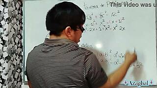 Nerdy teacher breaks down sexy Pythagoras math theorem