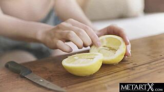 i'm natural redhead fingers deep in juicy pussy teasing nipples