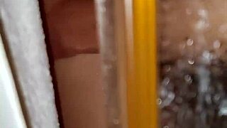 stepsister caught showering shows off perfect body natural tits and sexy ass