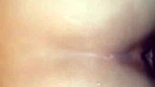 Neighbor caught masturbating cums in mouth