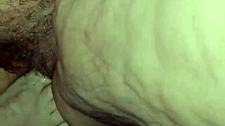 milf uses her feet to fuck cock hard inside the camping tent