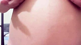 pregnant arab stepmom teases on webcam stripping clothes to reveal hairy pussy