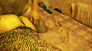 Latina wife bends over begging two cocks to stuff her mouth