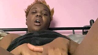 that creamy ebony pussy drips juicy black wetness everywhere