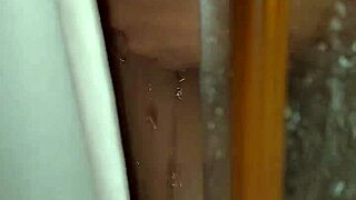 stepsister caught showering shows off perfect body natural tits and sexy ass