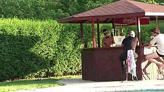 Hot Grandma Sucks Fucks Gulps Cum Glass