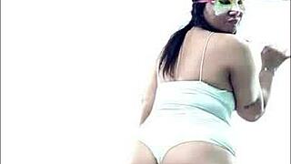 damn babies watch this latina ass clap in lingerie