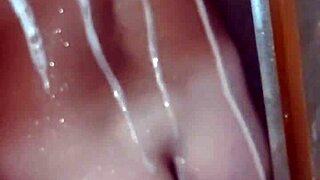 stepsister caught showering shows off perfect body natural tits and sexy ass