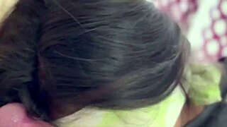 stepsister's quick handjob makes stepbrother explode cum fast