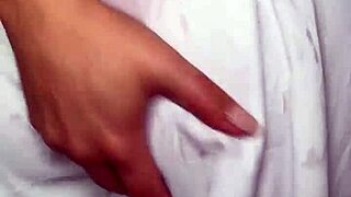 Oiled big slutty tits crushed in titfuck messy cumshot