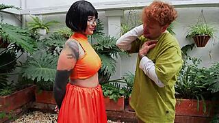 bilma's nympho lips swallow every drop of hot cum