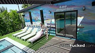 whoa, caught that sneaky teen babysitter breaking in to seduce? 