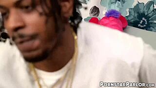 hot ladies leya falcon and vanessa share a massive black cock in threesome