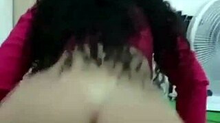 whoa amateurs bend over big latina ass for rough doggystyle in the office pov!