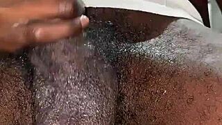 Whoa! Bursting My Monster Black Cock Nut After Class!