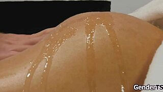 does that massage make your shemale dick rock hard too?