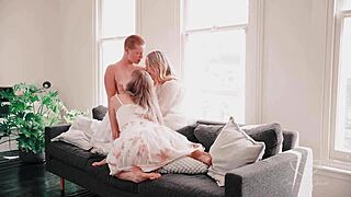 how lucky is charlie forde getting juicy pussy licked by tattooed lesbian