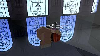 They fuck me hard in Roblox cathedral
