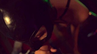 under the mask, wild bdsm passion and latex dominance unfolds 🔥😈