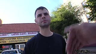 porn actor struggles but mommy makes it sloppy deep with her throat