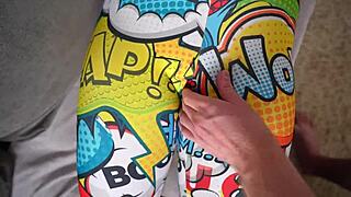 stepsister caught rubbing pussy i rip leggings and fuck her big ass